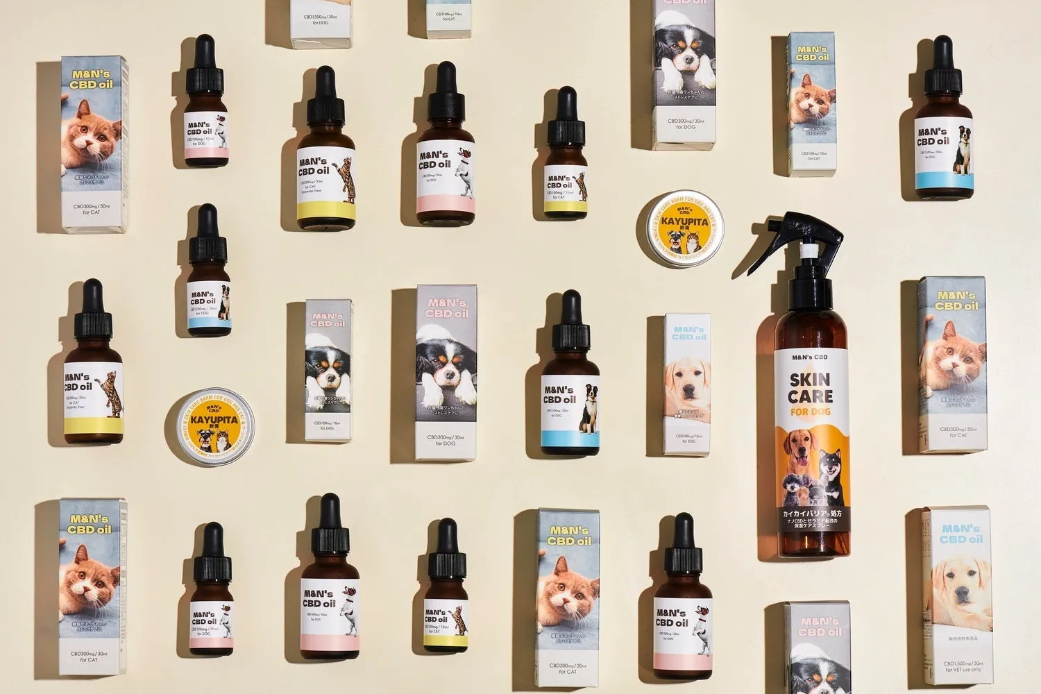 M&N's CBDの製品ラインナップ