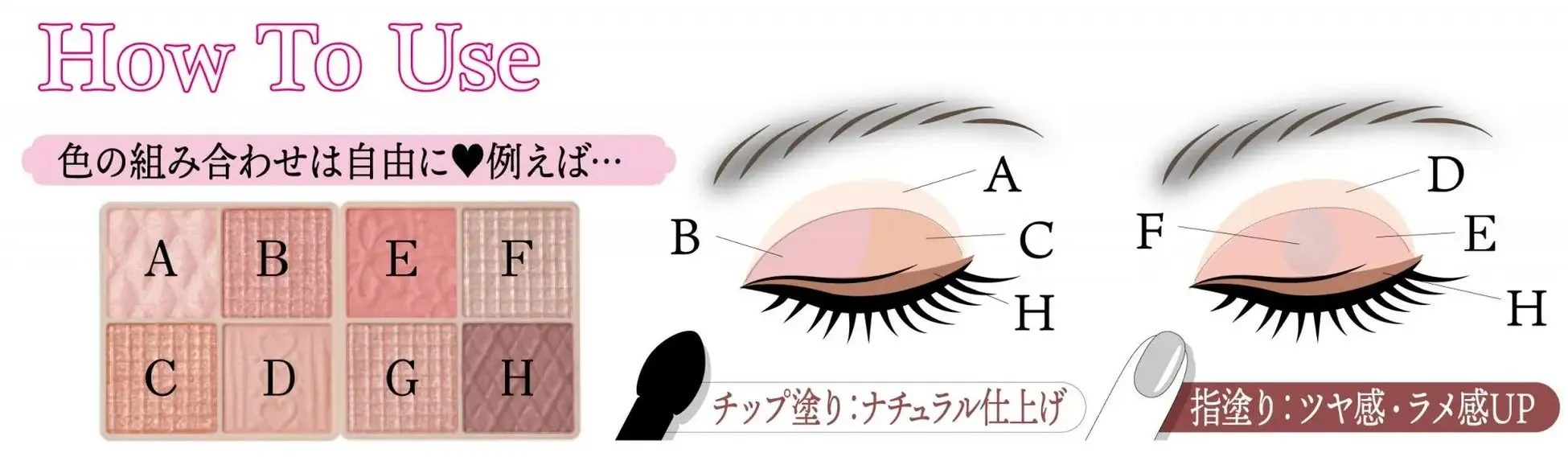 アイシャドウ使い方