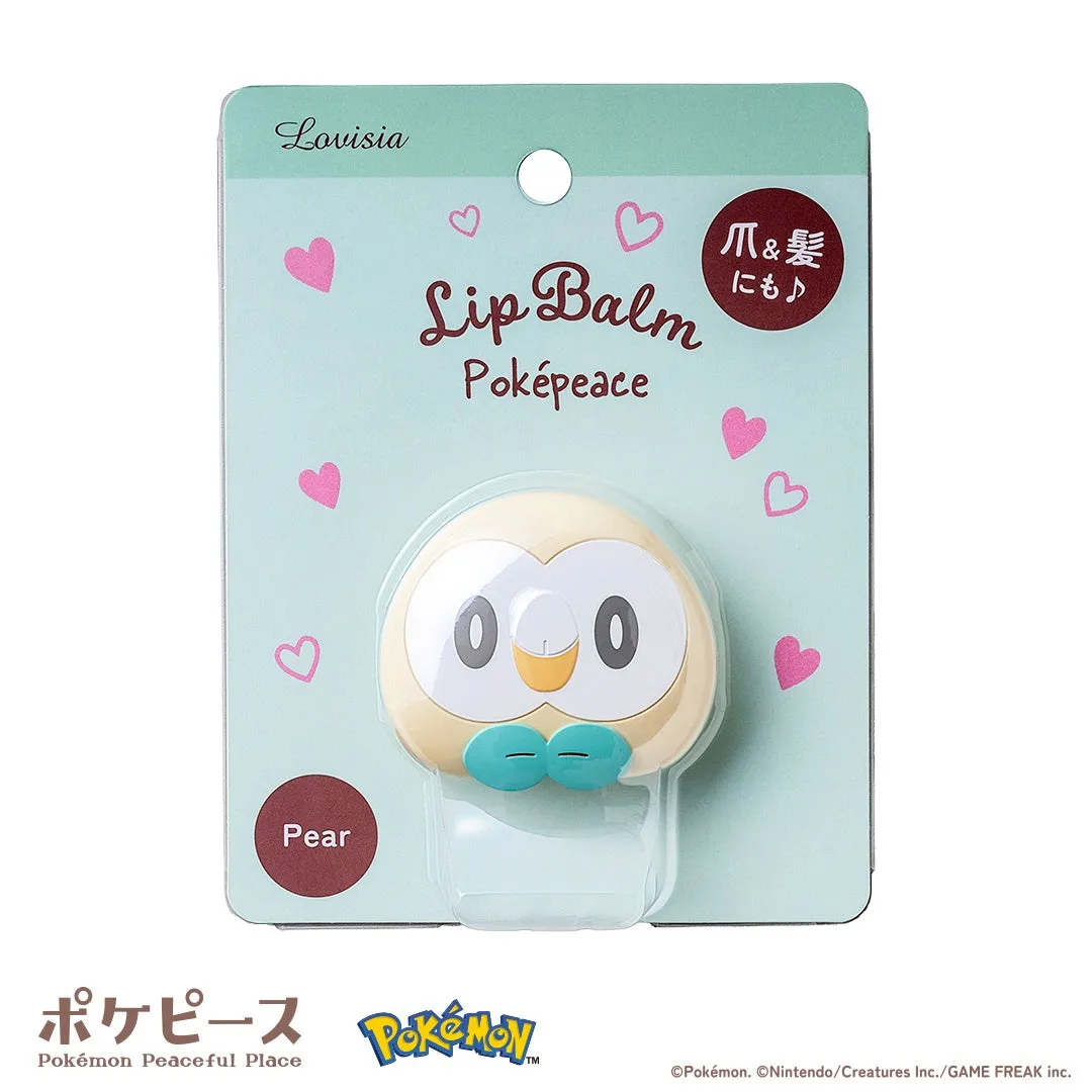 Lovisia Pear Lip Balm Poképeace 爪&髮 にも♪ ポケピース PKN.. Pokémon Peaceful Place TM Pokémon. ©Nintendo/Creatures Inc./GAME FREAK inc.