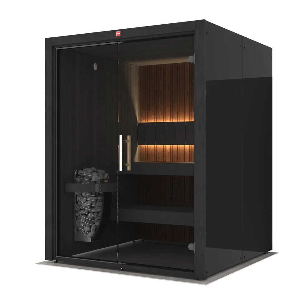 黒いサウナ