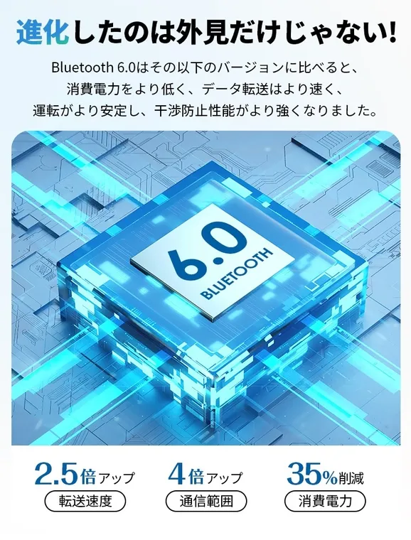 Bluetooth 6.0の性能向上
