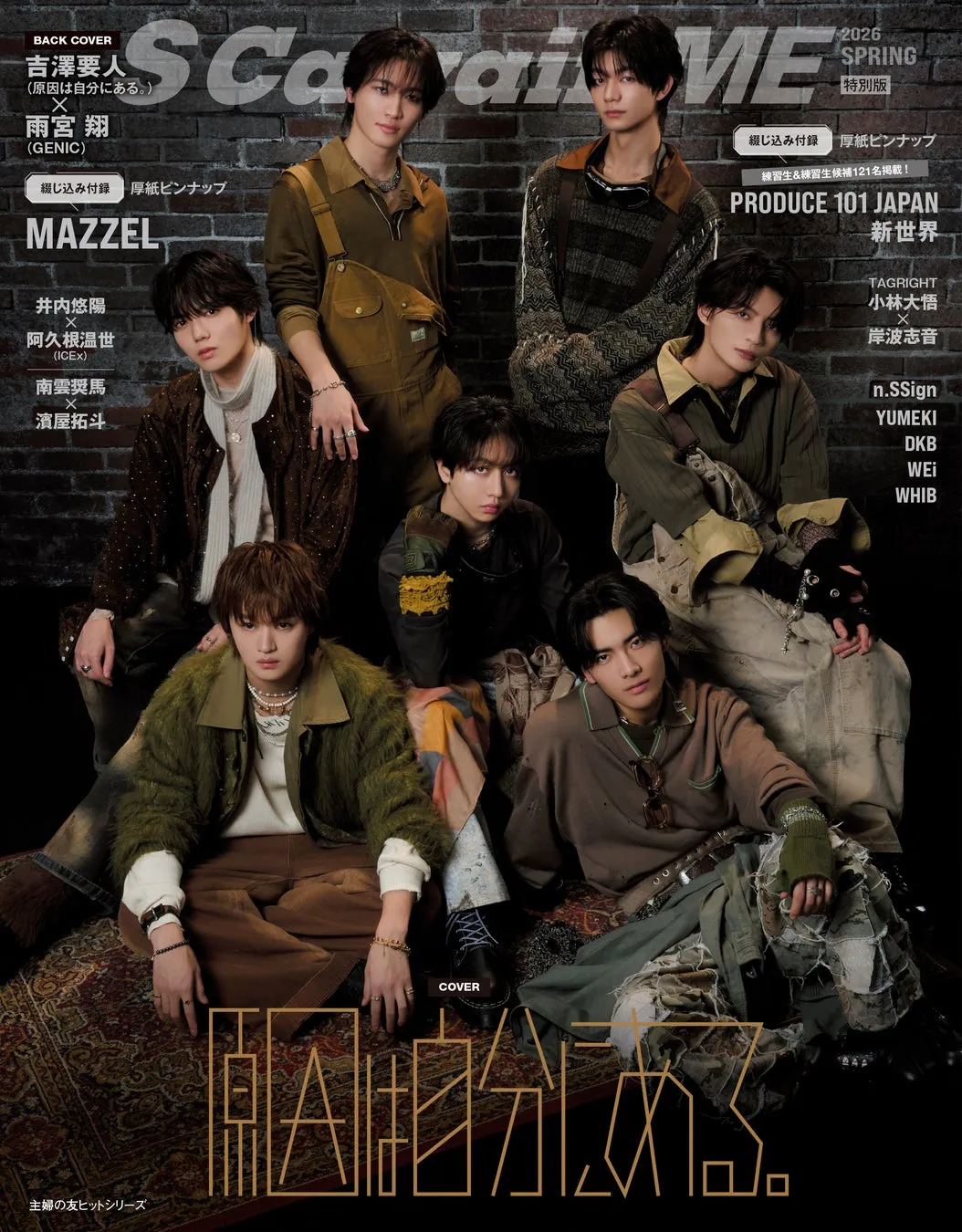 原因は自分にある。雑誌表紙