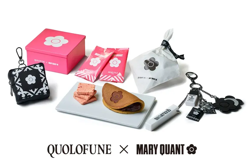 MARY QUANTとQUOLOFUNEのコラボ商品全体