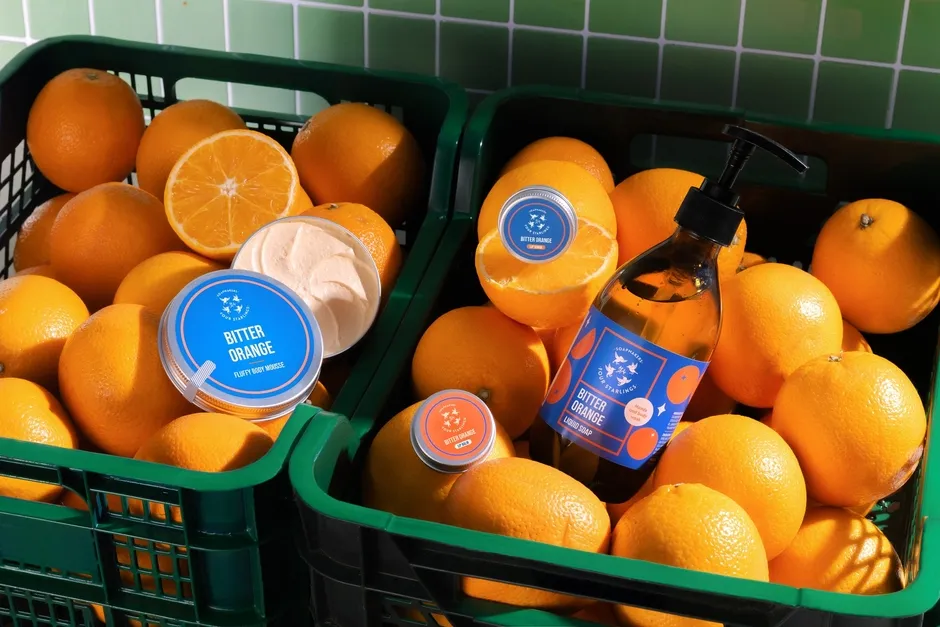 BITTER ORANGE, FLUFFY BODY MOUSSE, LIQUID SOAP, YOUR STARLINGS