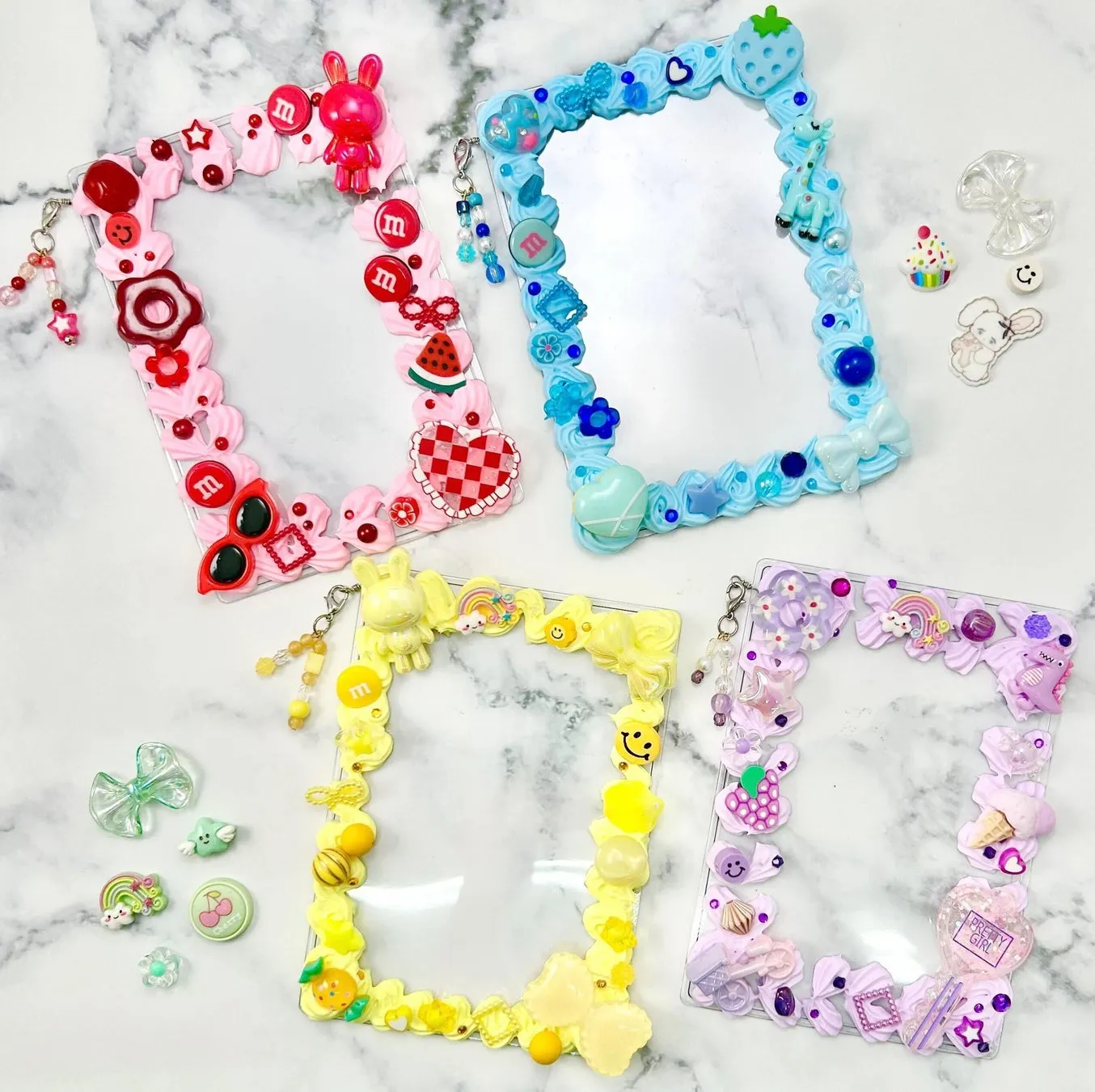 デコレーションされたフォトフレーム