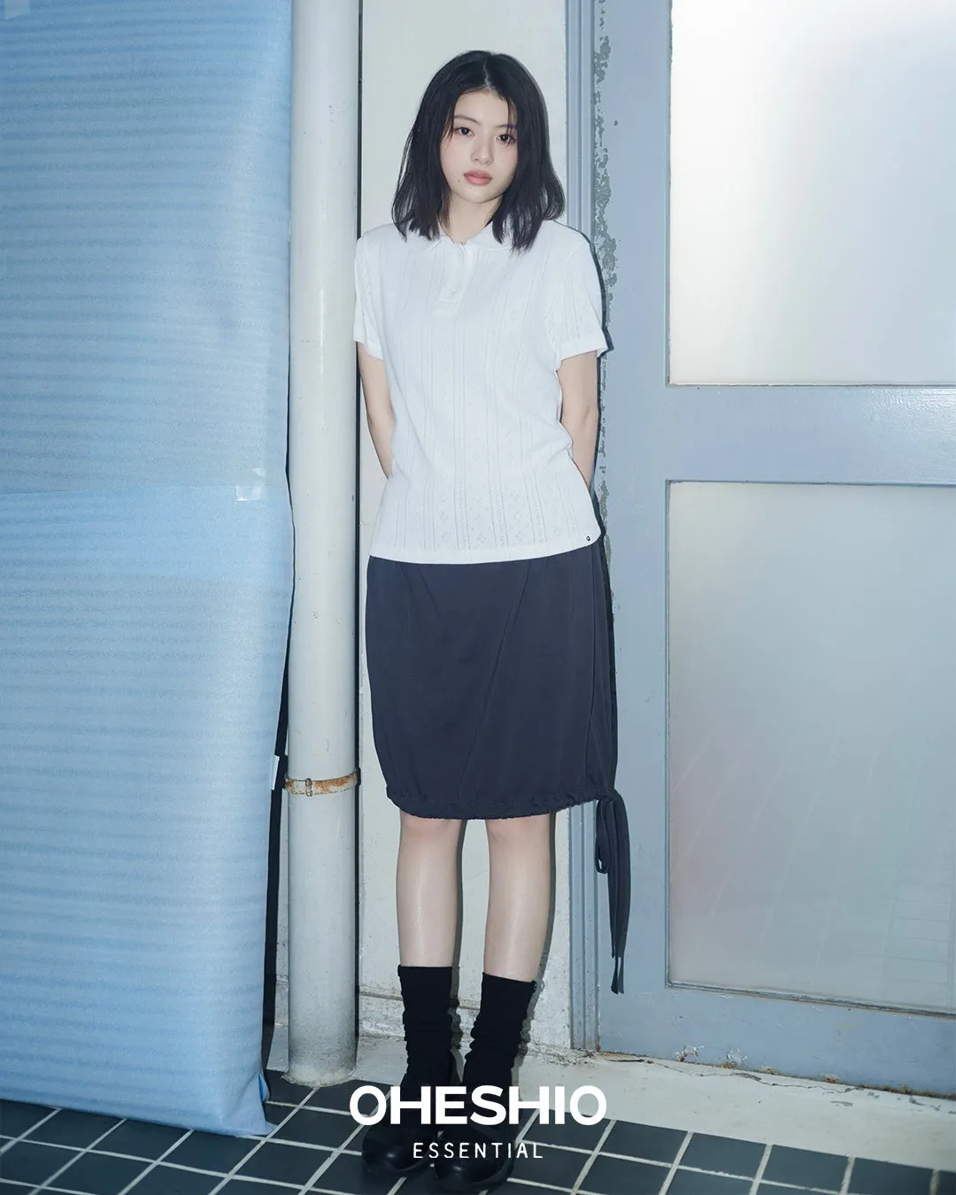 出口夏希さん着用のOHESHIOエッセンシャルライン