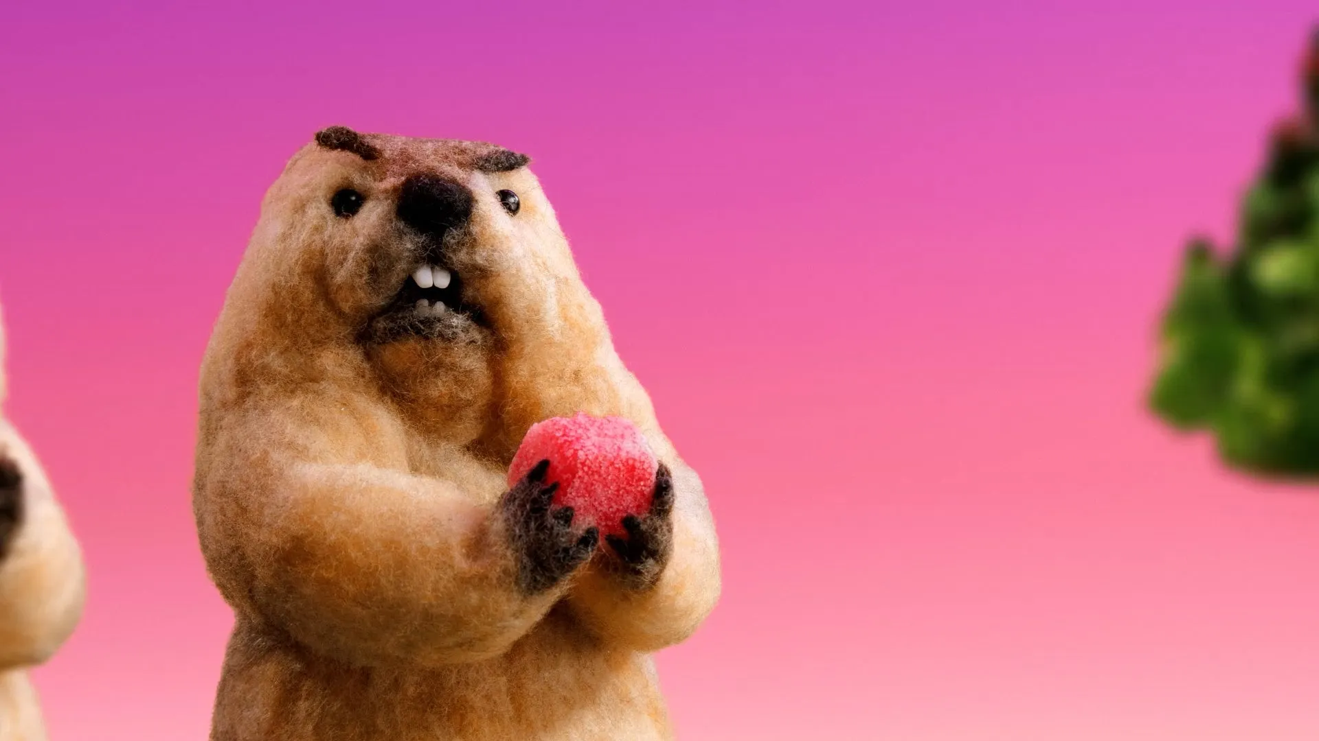 ビーバーのぬいぐるみ