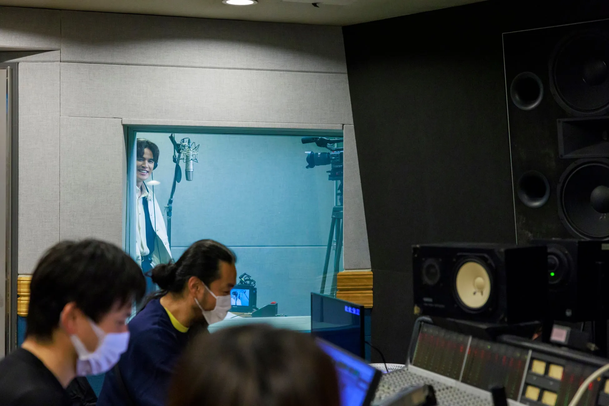 レコーディングスタジオの宮野さん