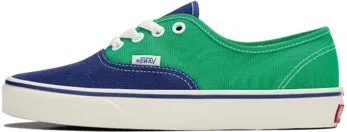 青と緑のVANSスニーカー