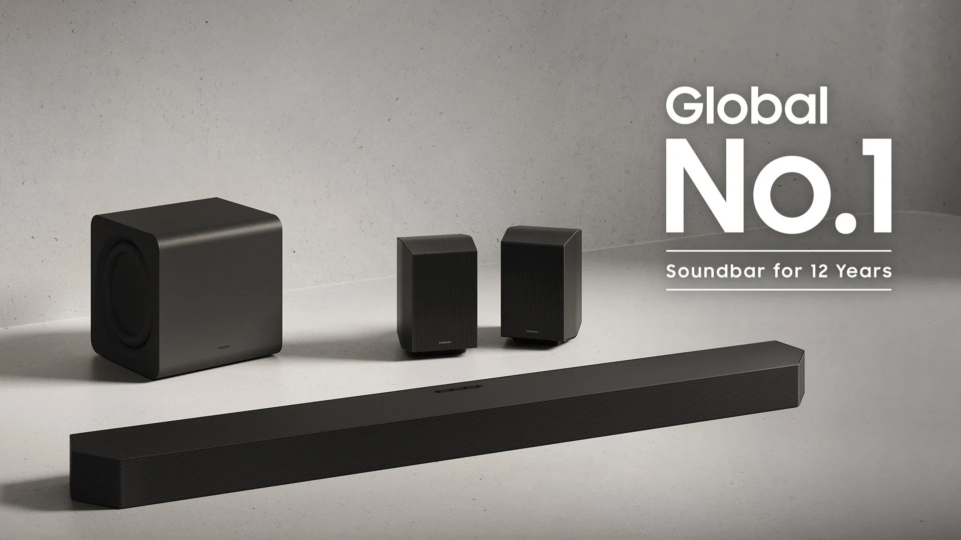 Global No.1 Soundbar for 12 Years