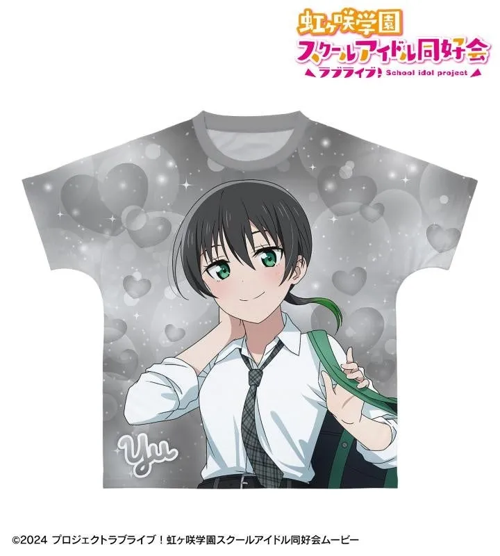 虹ヶ咲学園スクールアイドル同好会のキャラクターが描かれたTシャツ