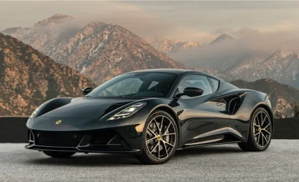 黒いスポーツカー