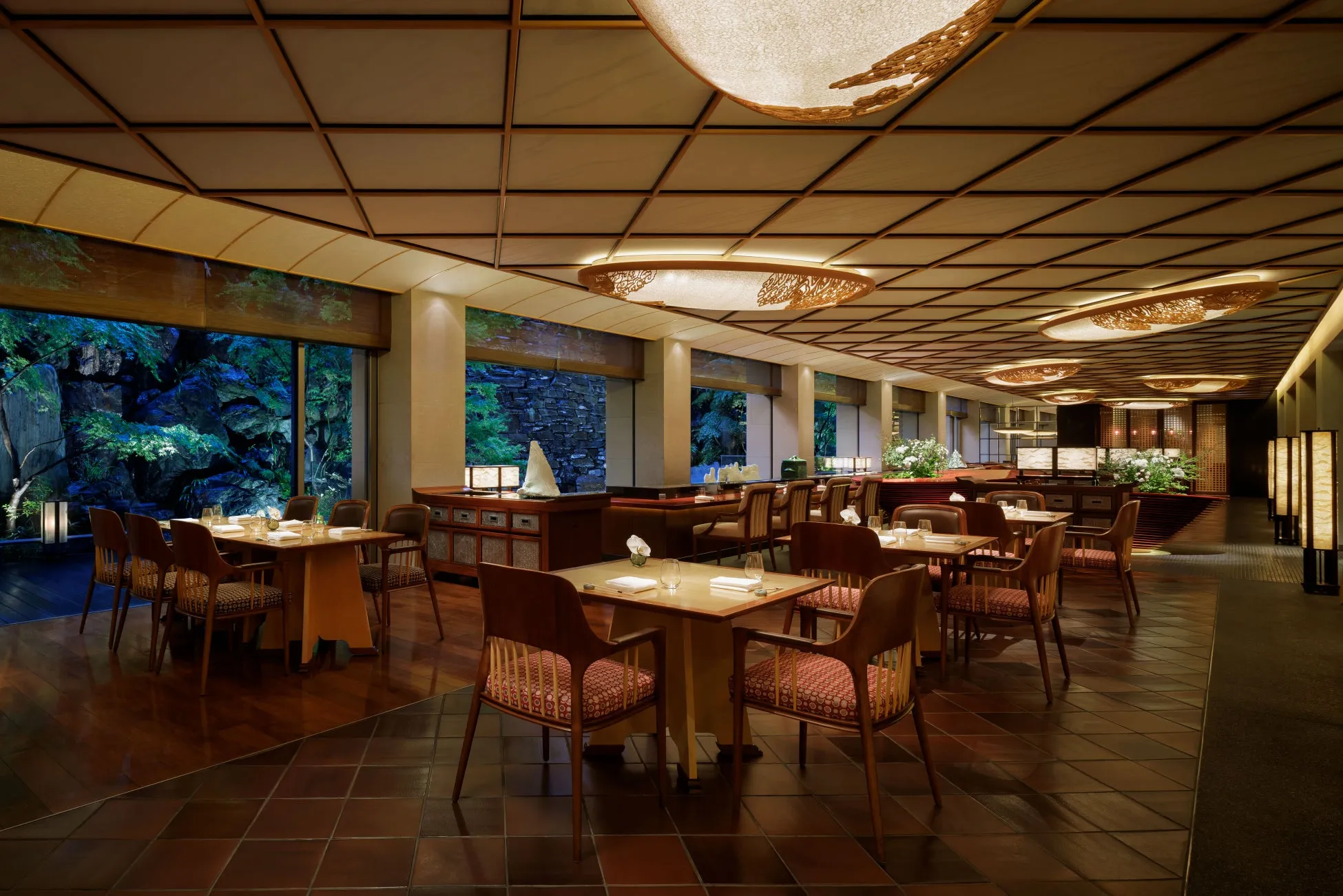 レストランのインテリア