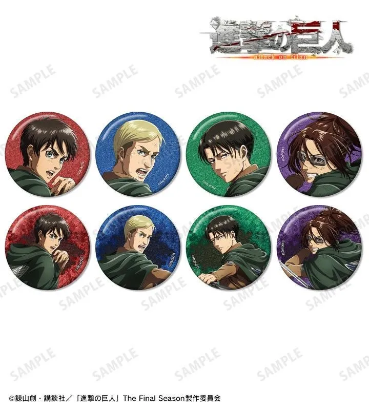 進撃の巨人 トレーディンググリッター缶バッジ