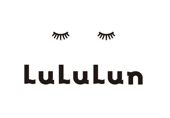 白い背景にLuLuLunの文字とまつげのイラストが描かれた画像です。