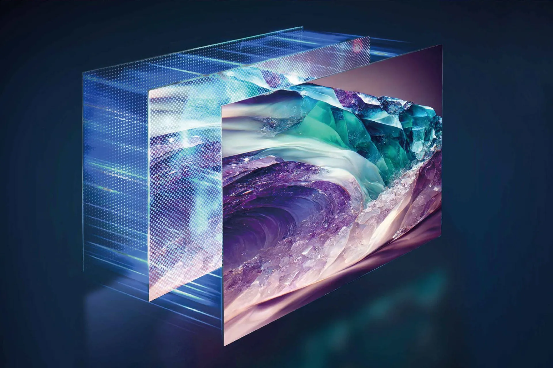 MiniLED×量子ドットのイメージ