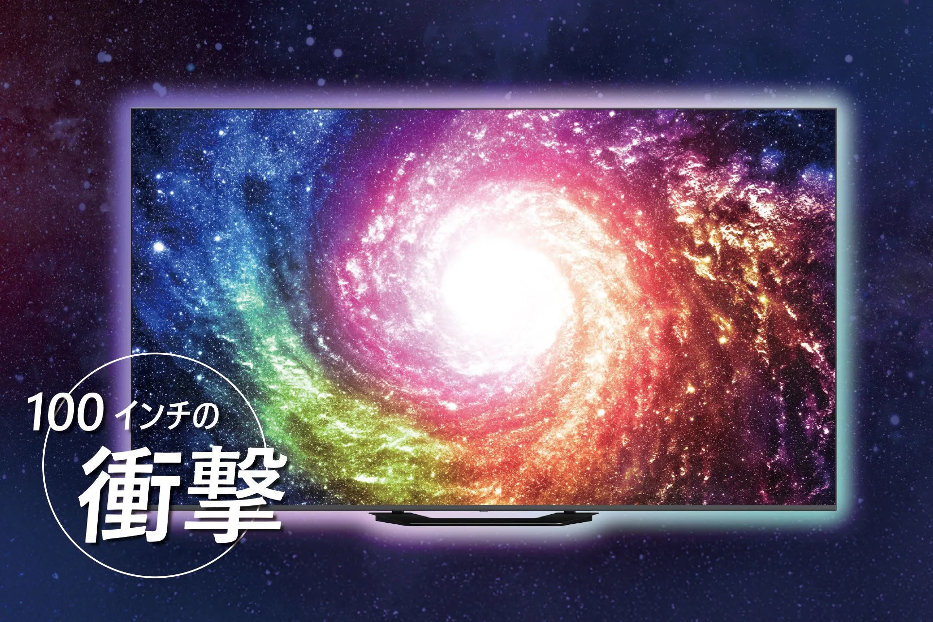 100インチの衝撃