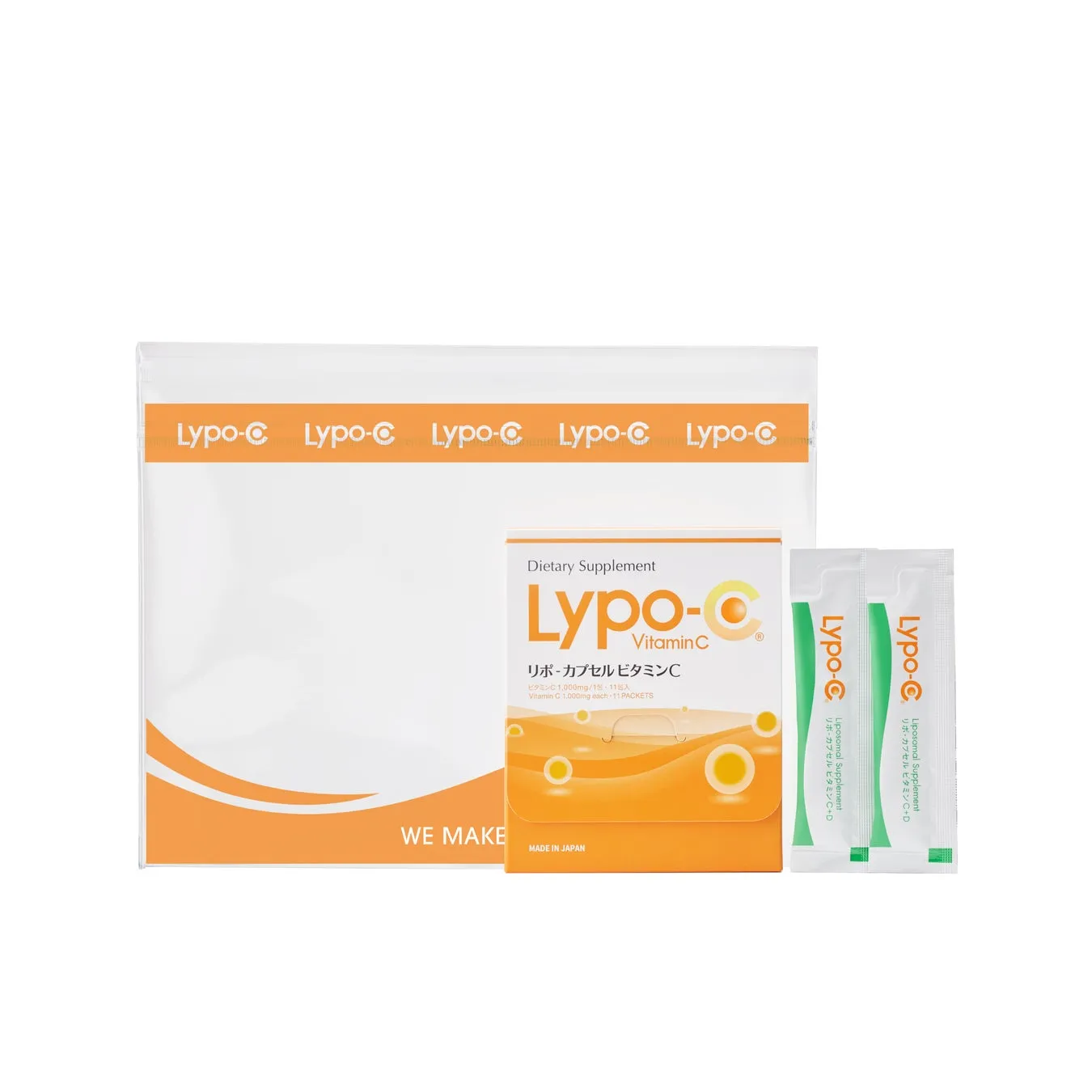 Lypo-C Vitamin CとC+D、SKINBEAUTYが写っている画像