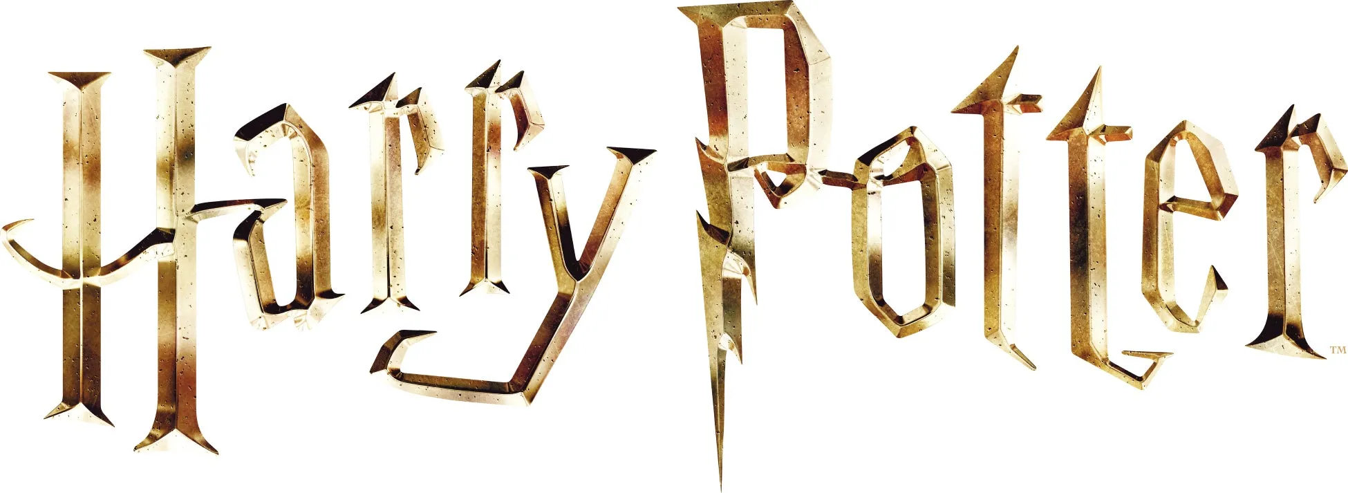 金色の「ハリー・ポッター」のロゴ