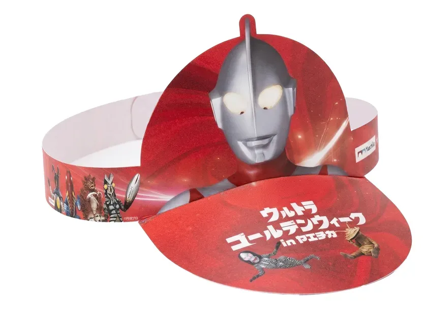 ウルトラマンのキャラクターが描かれた、イベントの装飾品です。