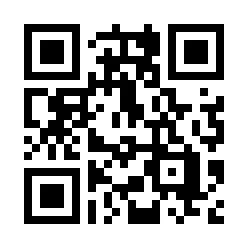 白黒のQRコードの画像です。