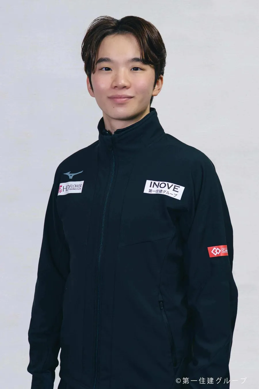 友野一希選手のポートレート