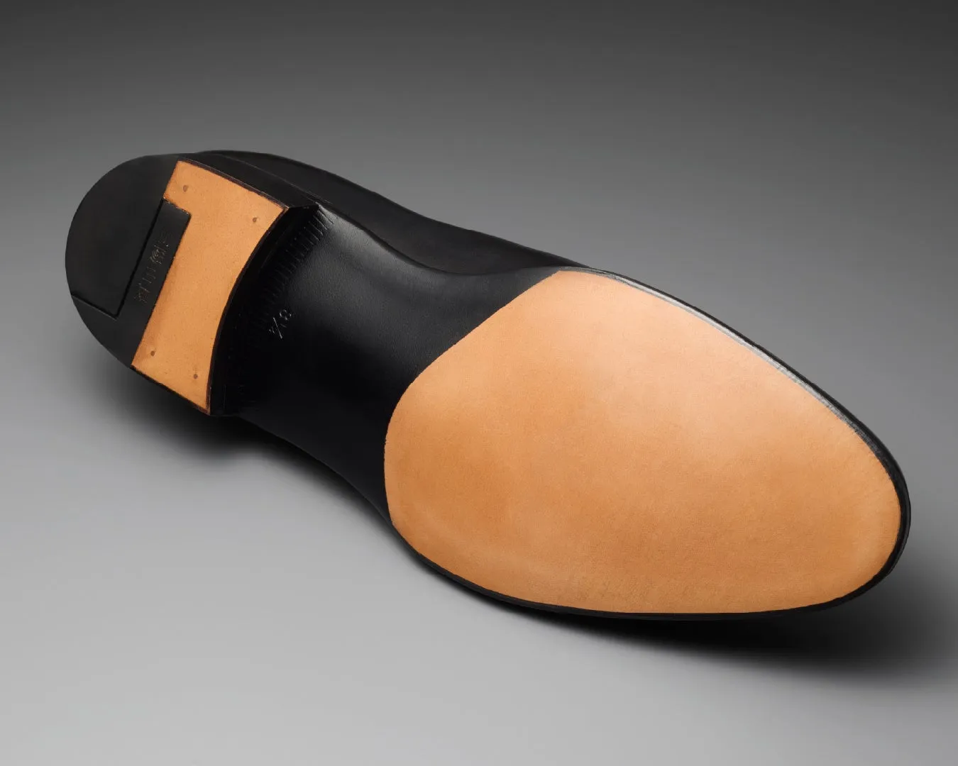 靴底のクローズアップ