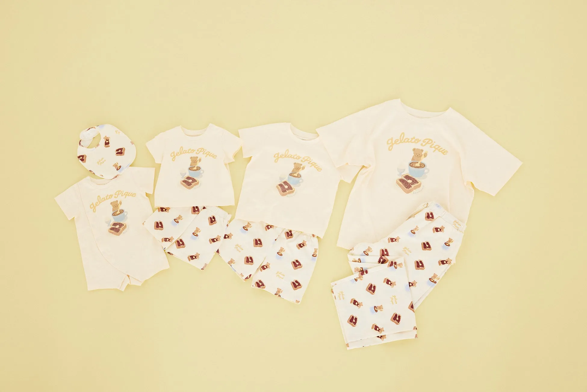 gelato piqueの子供用パジャマのセット