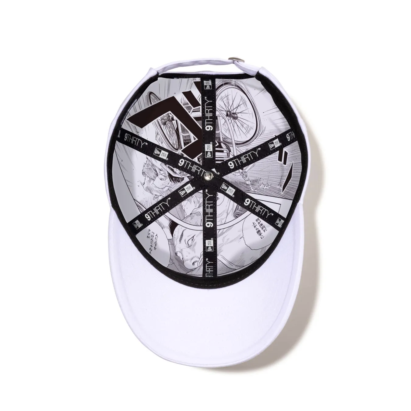 白いキャップ内側漫画