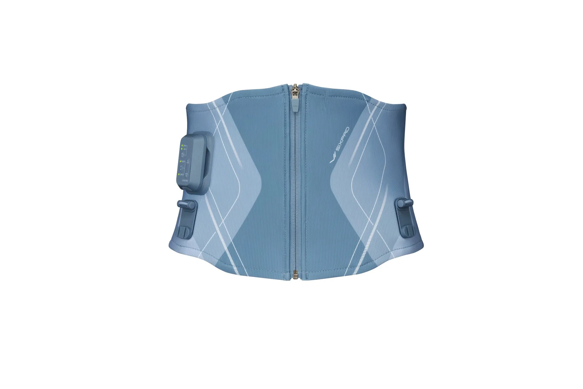 青色のSIXPADのベルトの画像