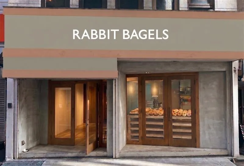 RABBIT BAGELS 元町店の外観