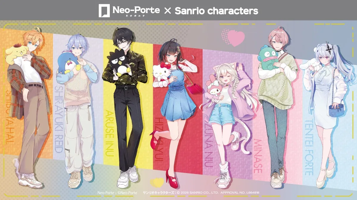 Neo-Porte X Sanrio characters