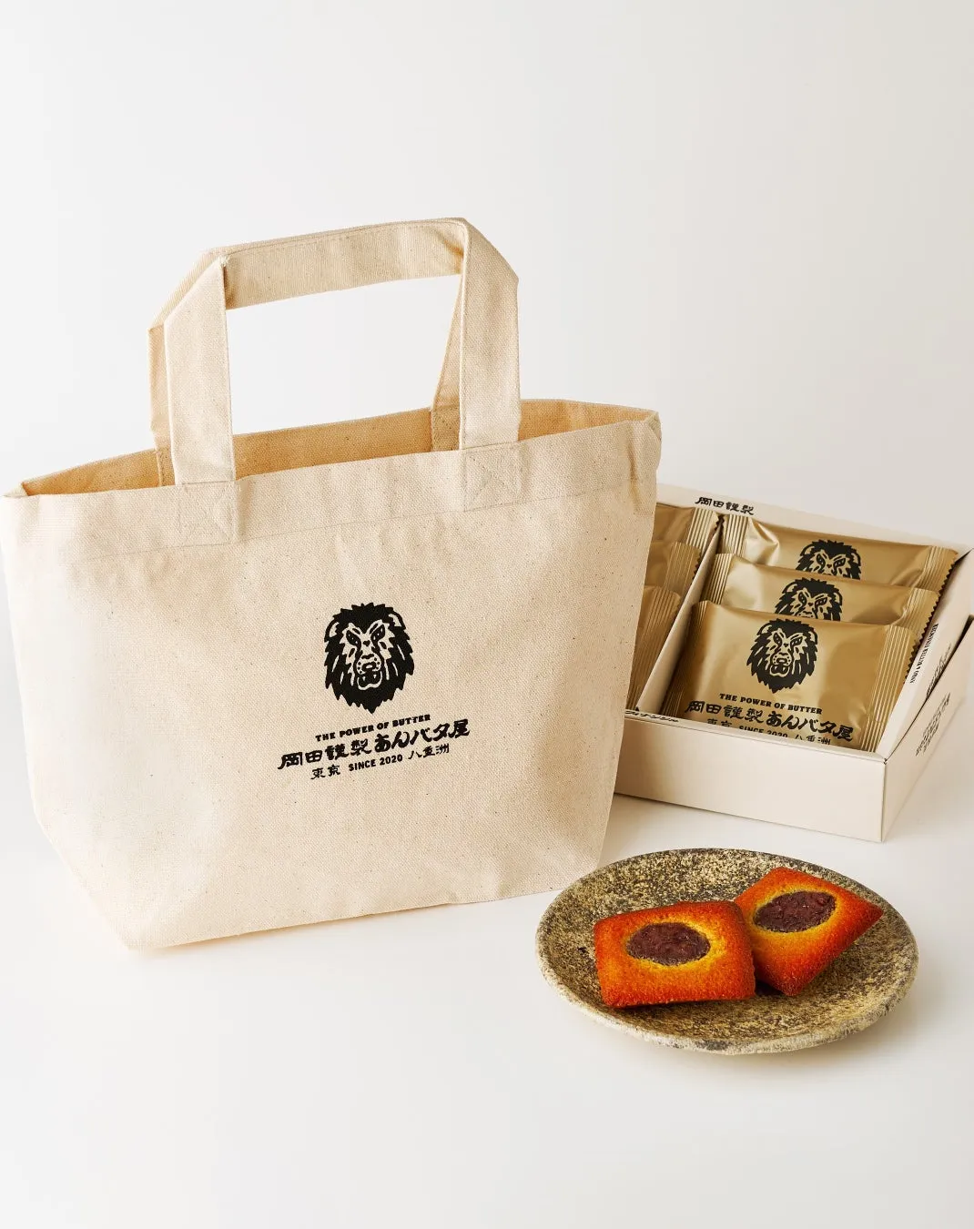 岡田謹製あんバタ屋, お菓子, パッケージ, トートバッグ, 食品, デザート