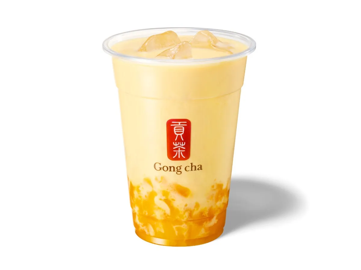 ゴンチャのマンゴー系のドリンクです。