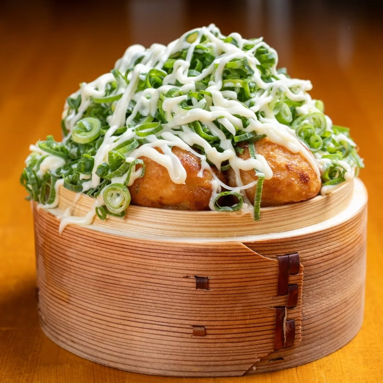 山盛りネギのたこ焼き