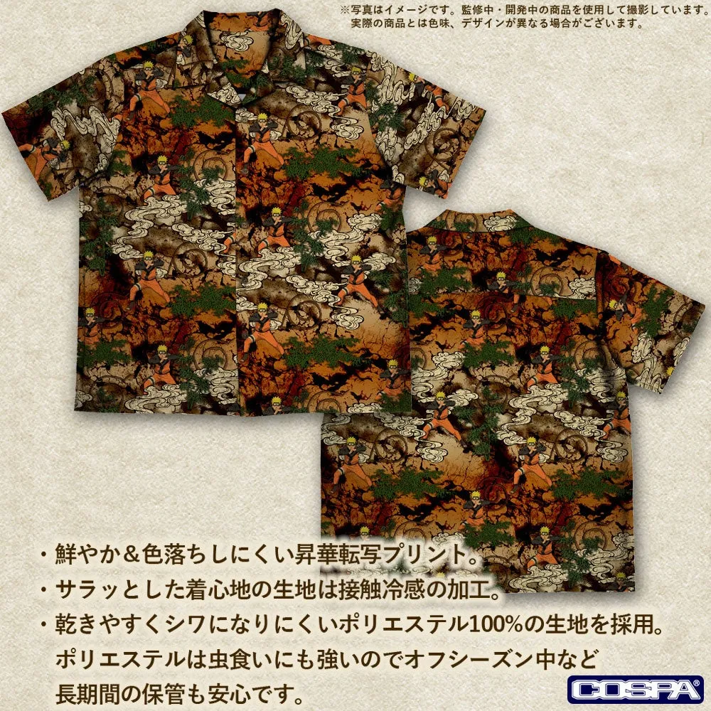 ナルト柄のアロハシャツ
