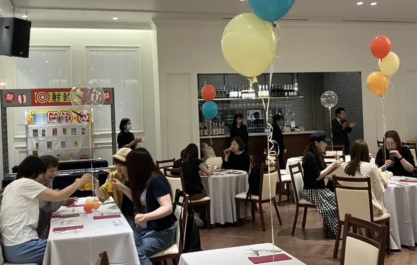 テナントスタッフとその家族を招待したサマーパーティ開催時の様子