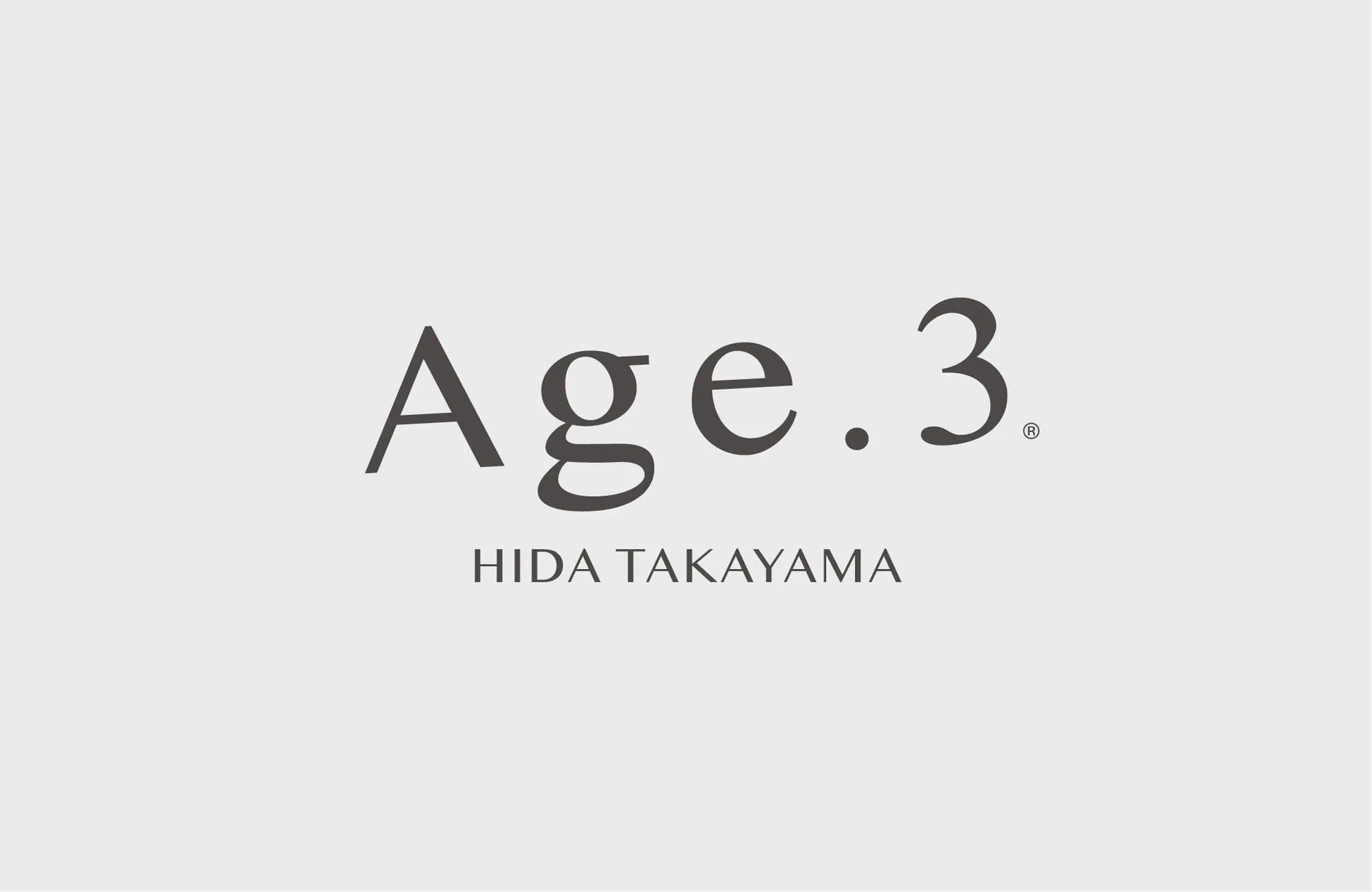 Age.3. HIDA TAKAYAMAのロゴ