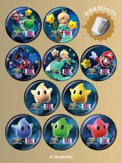 スーパーマリオギャラクシー オリジナル缶バッジクリップ