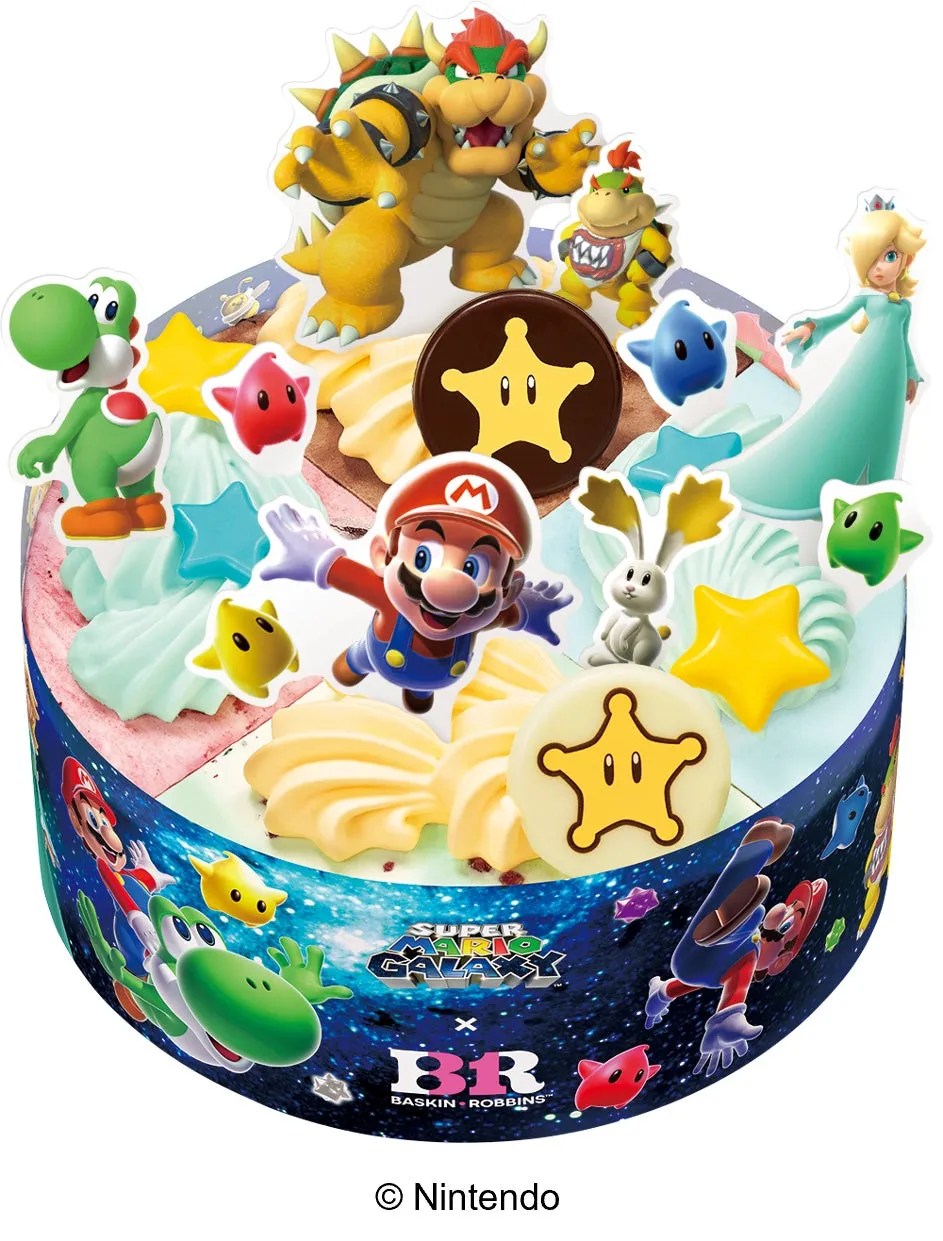 スーパーマリオギャラクシー アイスクリームケーキ パレット４