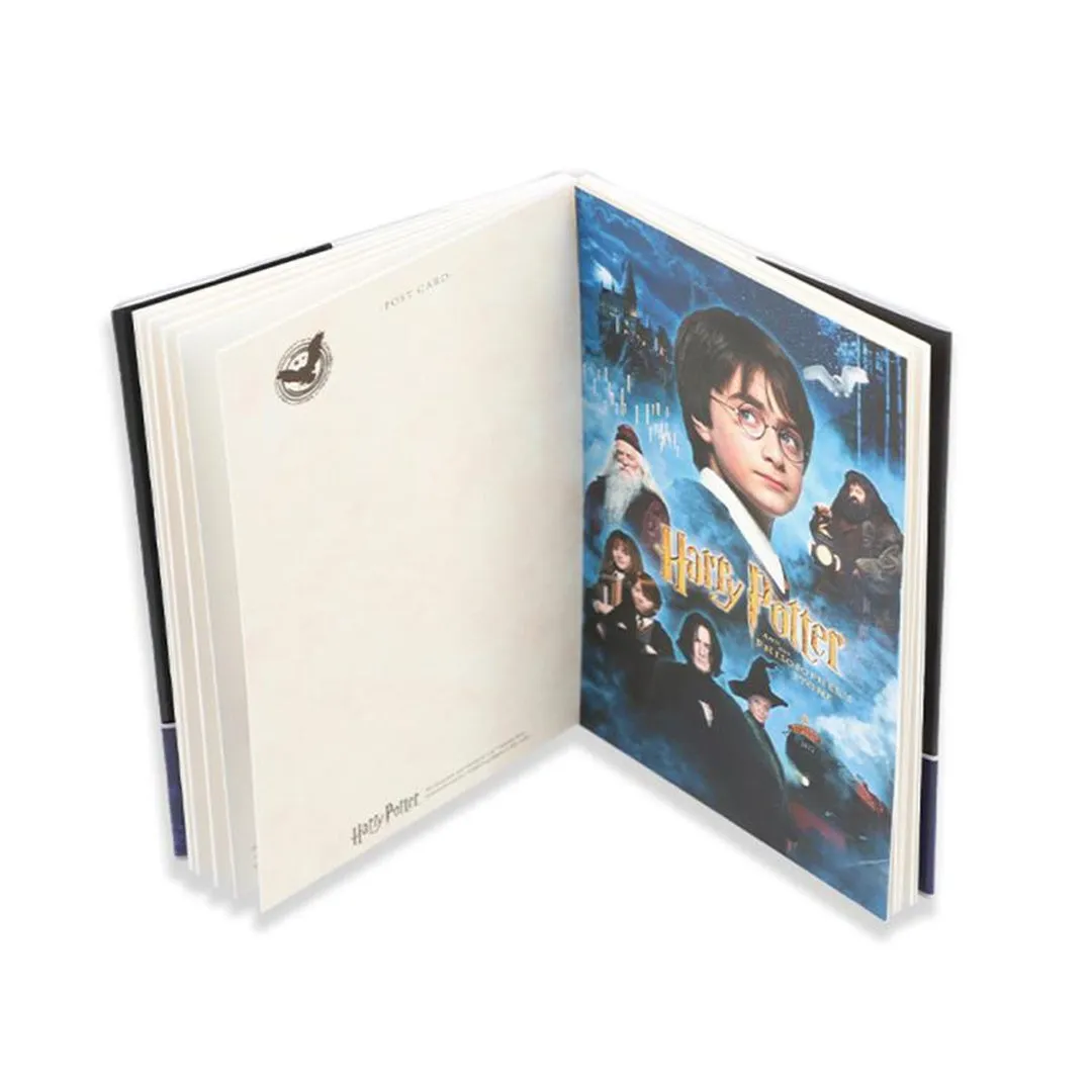 開いた状態のハリーポッターのノート