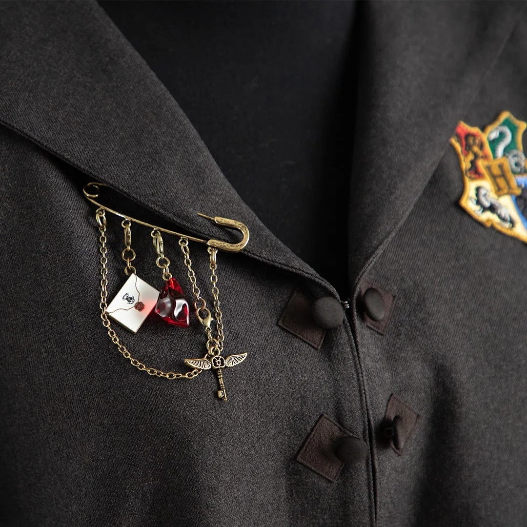 ハリーポッターの衣装のクローズアップ