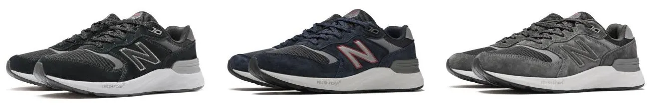 3色のニューバランスのスニーカー