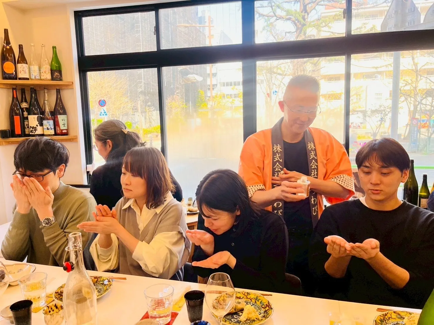 日本酒 利き酒利き手体験