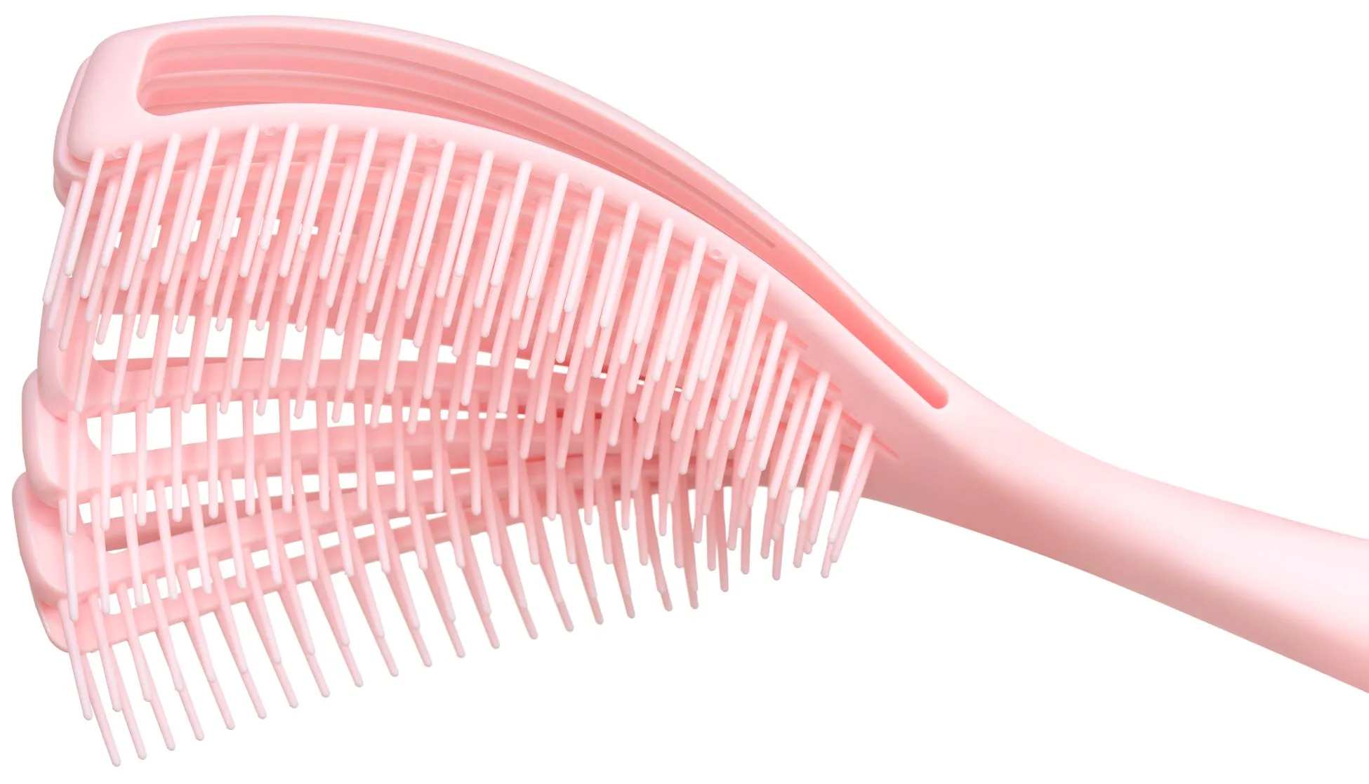 ピンク色のヘアブラシ