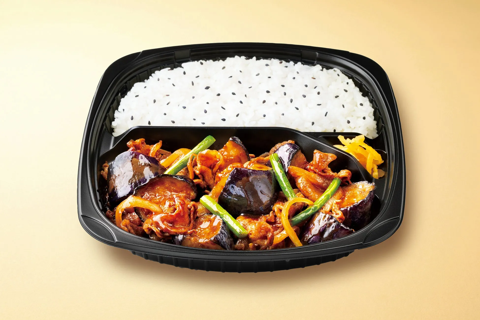 なすの辛味噌炒め弁当