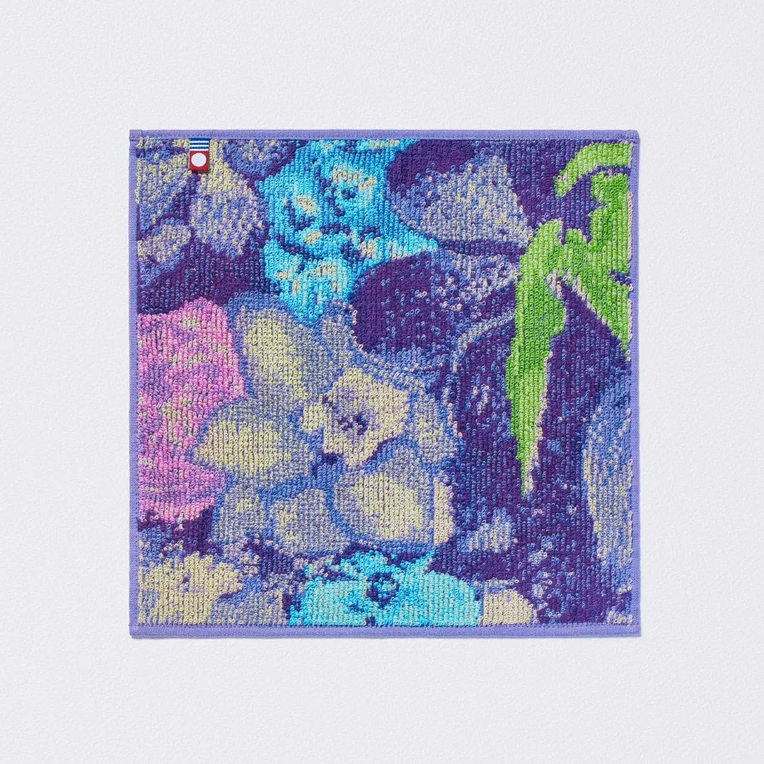 花柄タオル本体のアップ