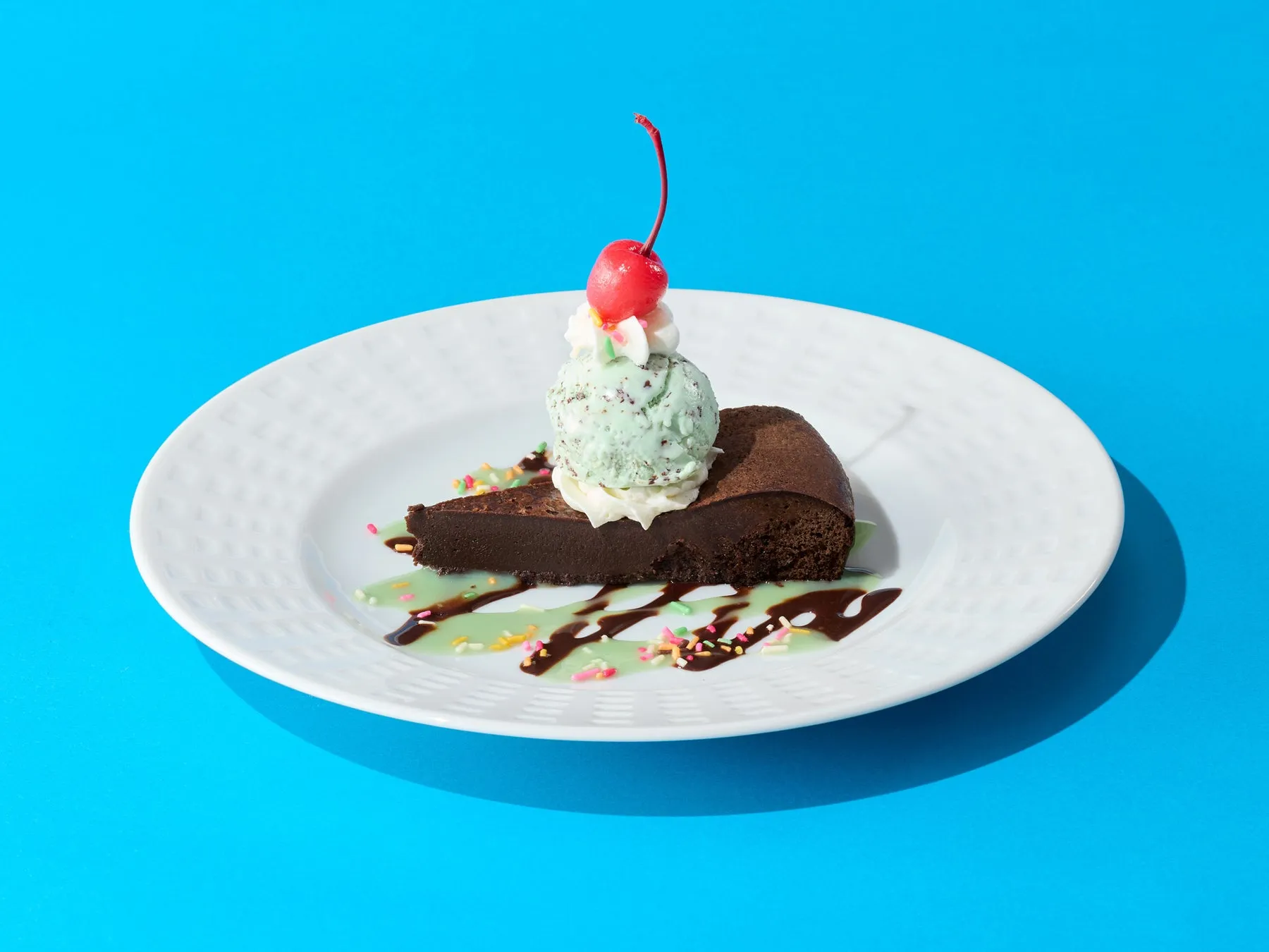 チョコミン党ガトーショコラ