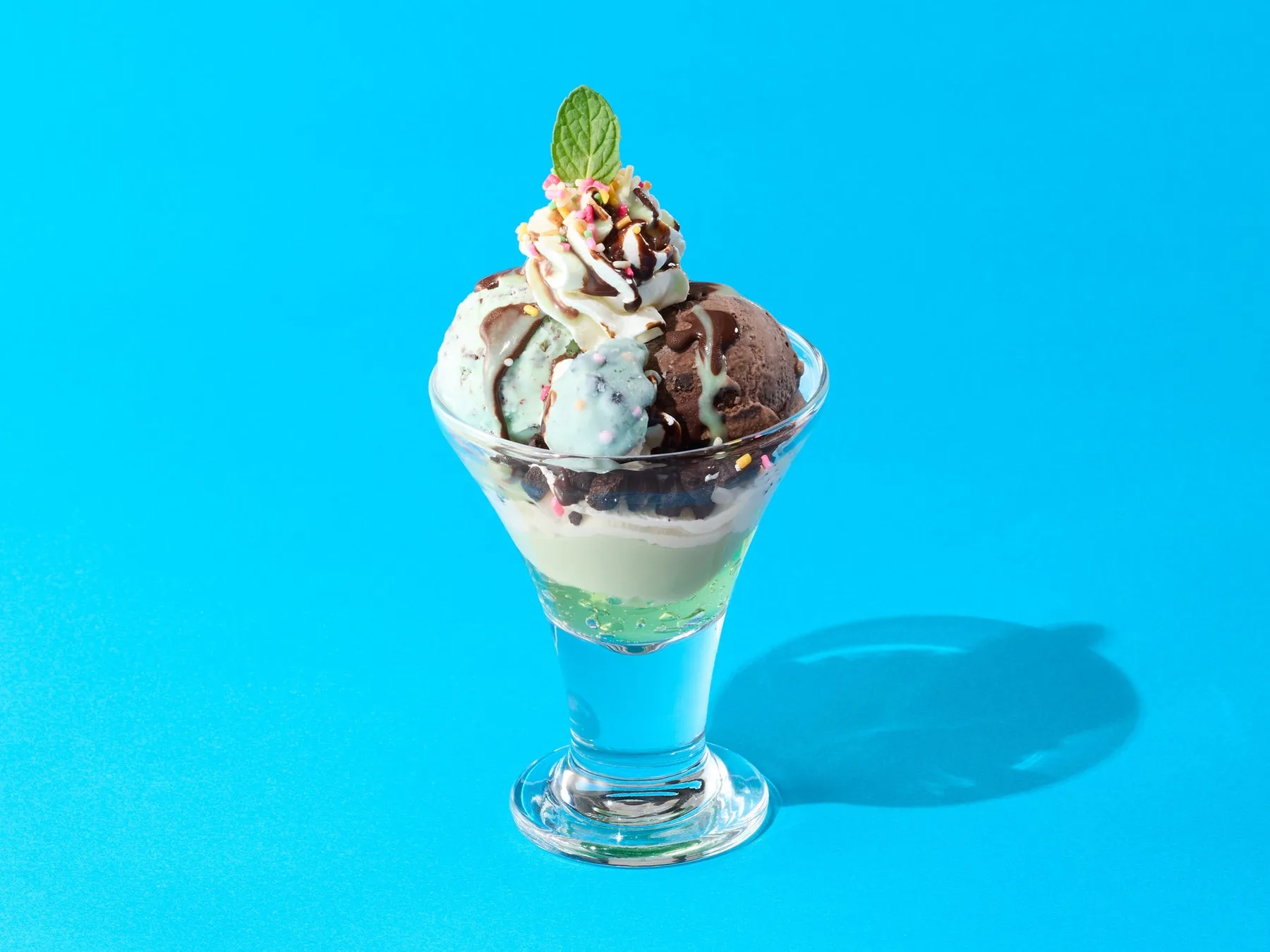 ミニ！チョコミン党パフェ