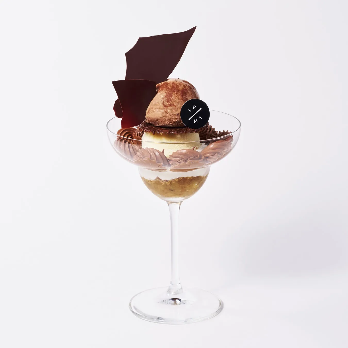 デザート, チョコレート, グラス, クリーム, チョコレートフレーク